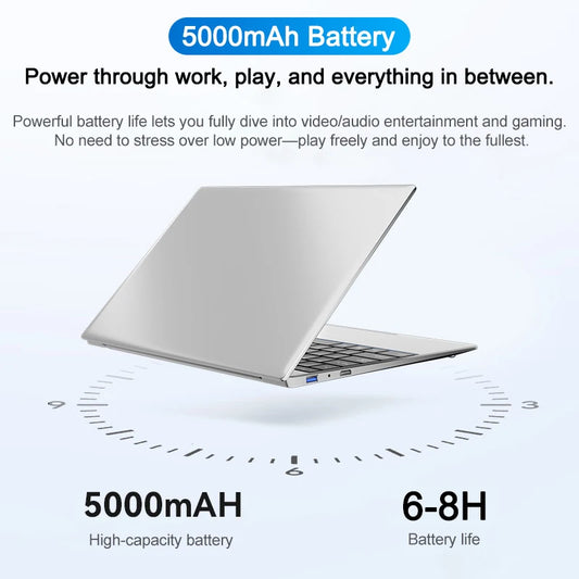 2026 New Ultra Slim 14.1" Laptop Intel Core i7-8650U Windows 11 Pro 32GB RAM 2TB M.2 SSD - Ideal for Office & Study