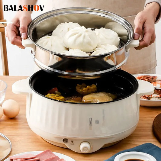 Electric Multi Cooker Pot – Non-Stick Hot Pot & Rice Cooker