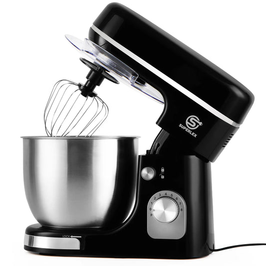 SUPERLEX 5L Stand Mixer – 1300W Food Mixer with Speed Control